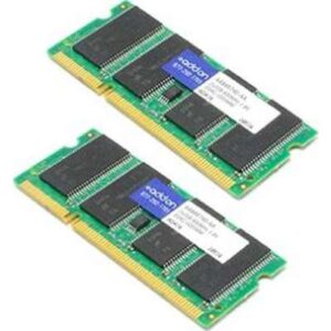 AddOn Dell A4849740 Compatible 4GB (2x2GB) DDR2-800MHz Небуферизованная Dual Rank 1.8V 200-p
